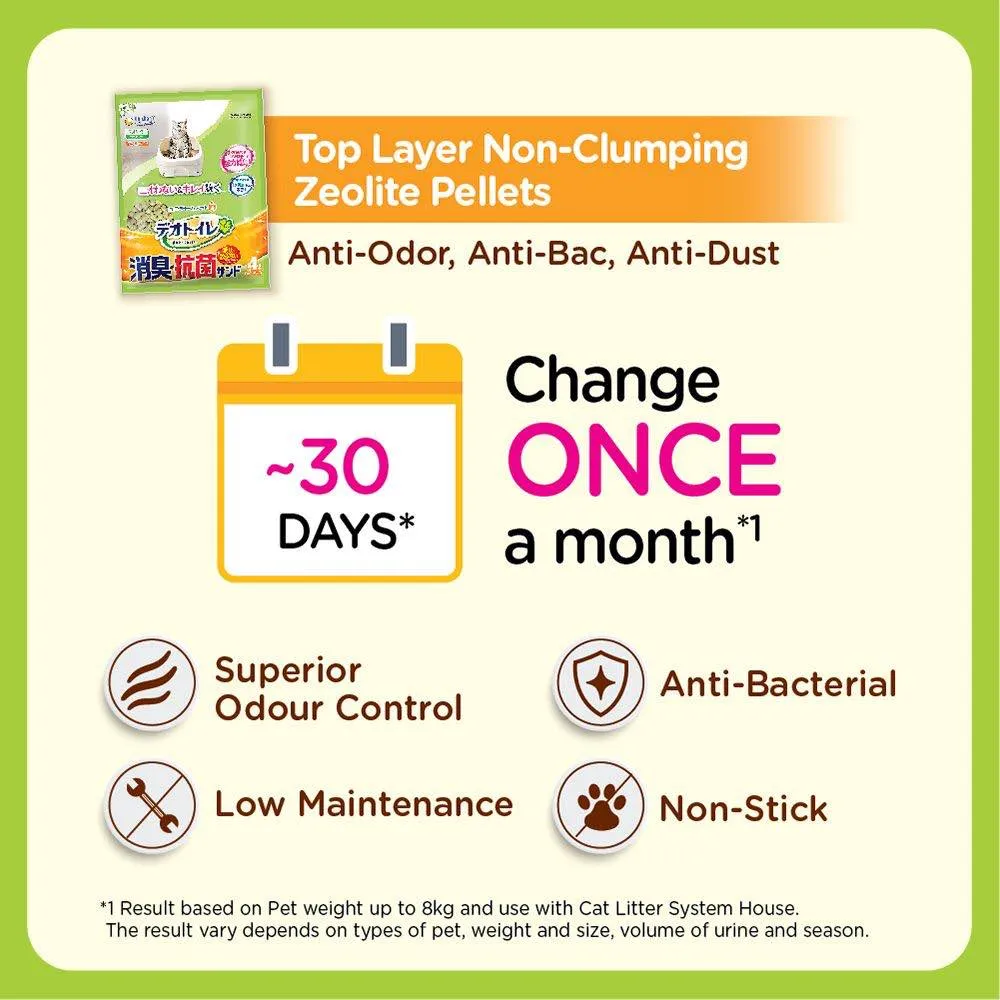 12% OFF: Unicharm Deo-Toilet Zeolite Pellet Refill 4L (Unscented)