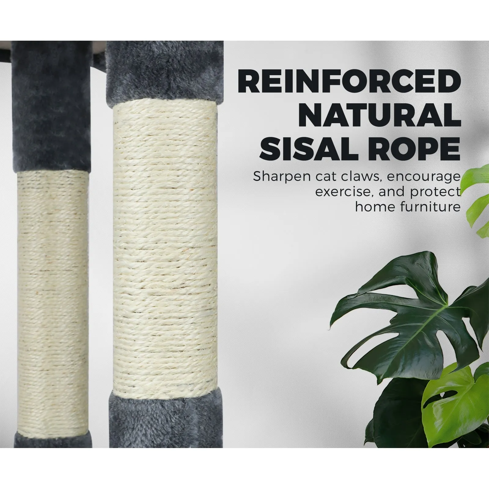 120cm Cat Trees Scratching Post Scratcher Tower Condo House Climber Tree