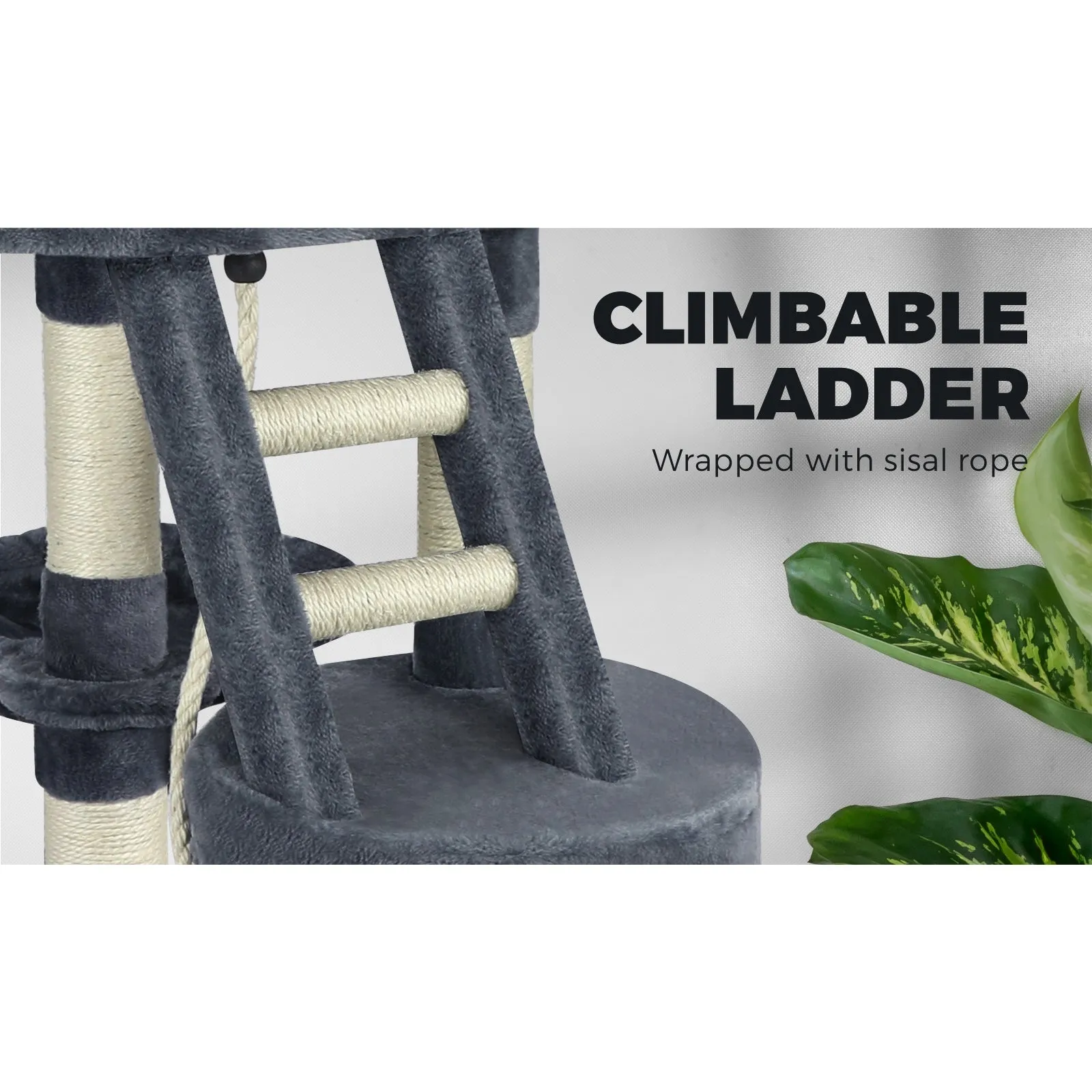 120cm Cat Trees Scratching Post Scratcher Tower Condo House Climber Tree