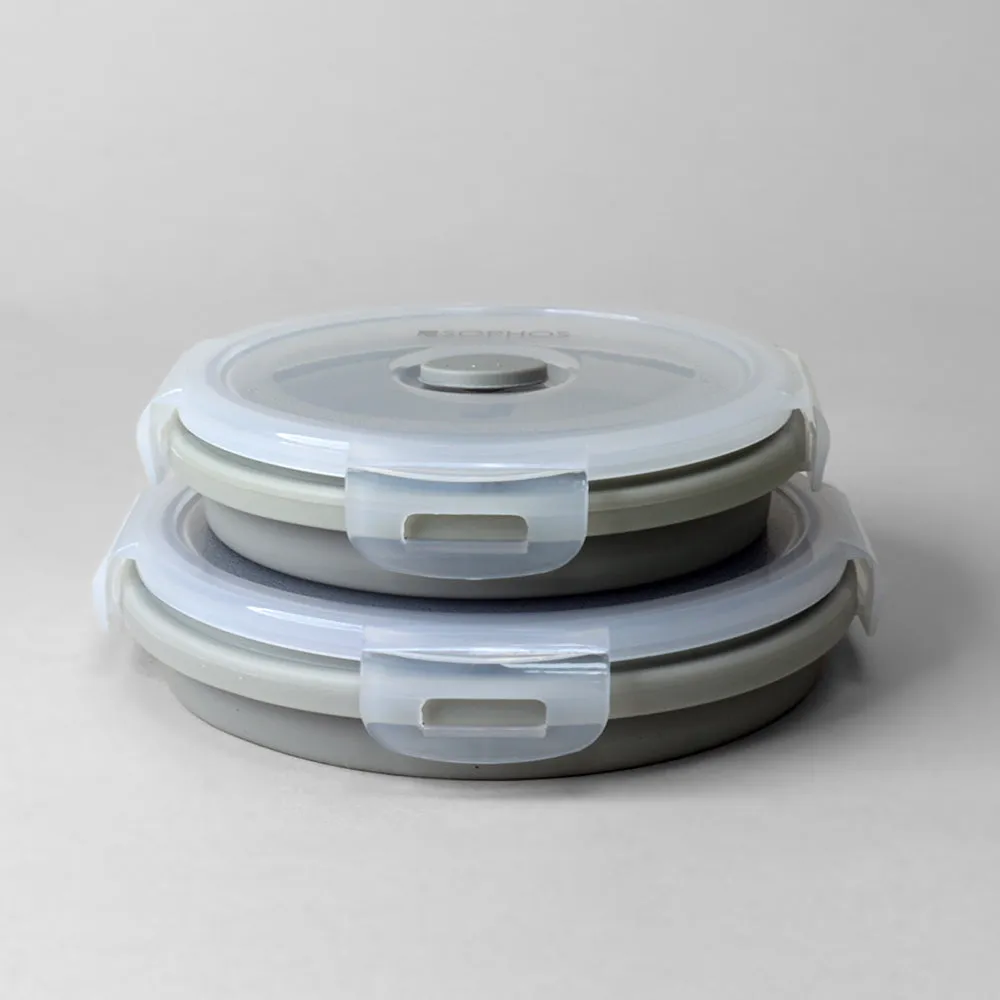 2 Piece Small Collapsible Bowl Set