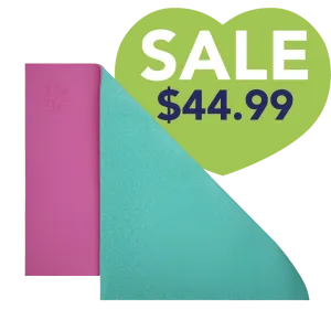 36"x24" Anti-Fatigue Reversible Dog Grooming Table Mat Pink/Teal by PawMat