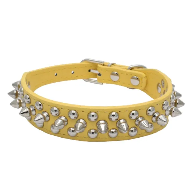 Adjustable Leather Pet collar Neck Strap