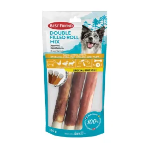 Best Friend Double filled roll mix chicken, duck & game Special Edition! 17 cm 3 pcs 160 g