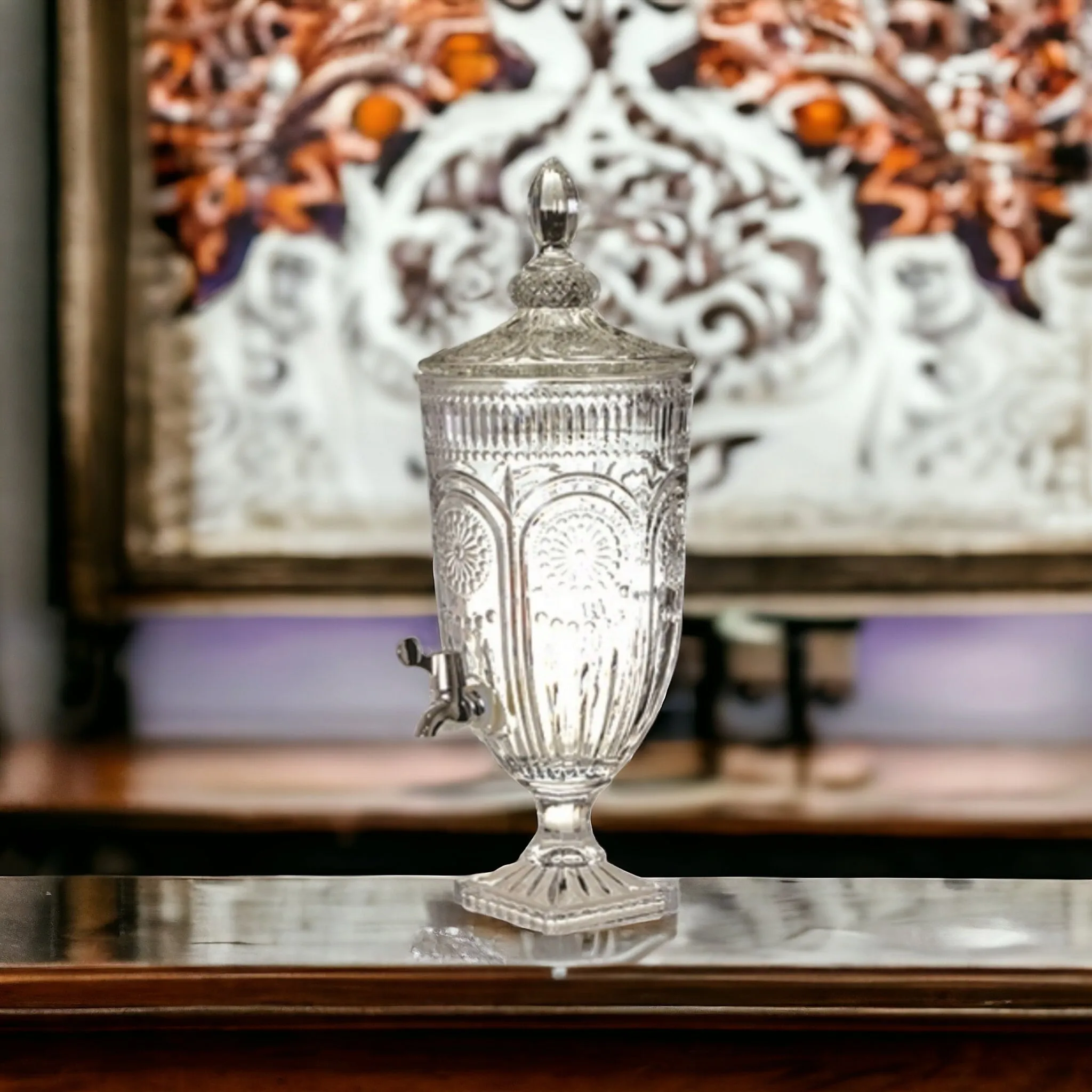 Beverage Dispenser 5L Crystal Glass 30773