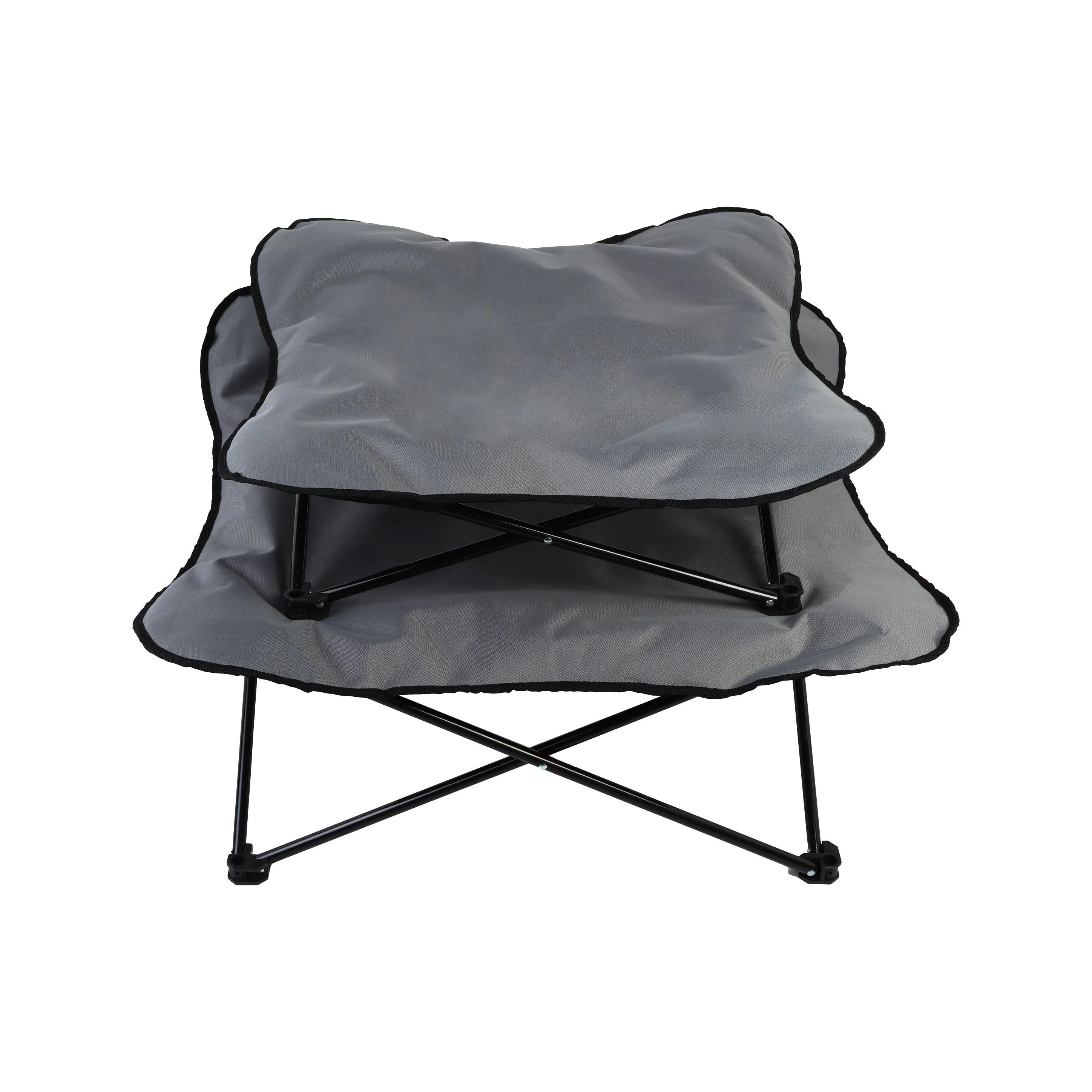 Butterfly Portable Folding Outdoor Pet Chair - Grey
