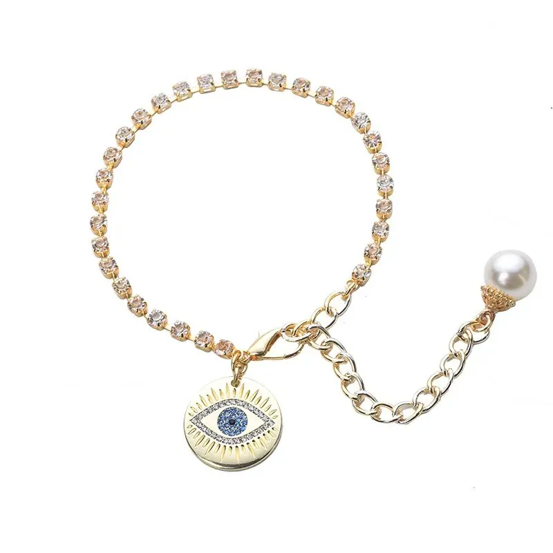 Cat Eye Pendant Dog Accessories Neck Wear Adjustable Chain Pet Dog Collar