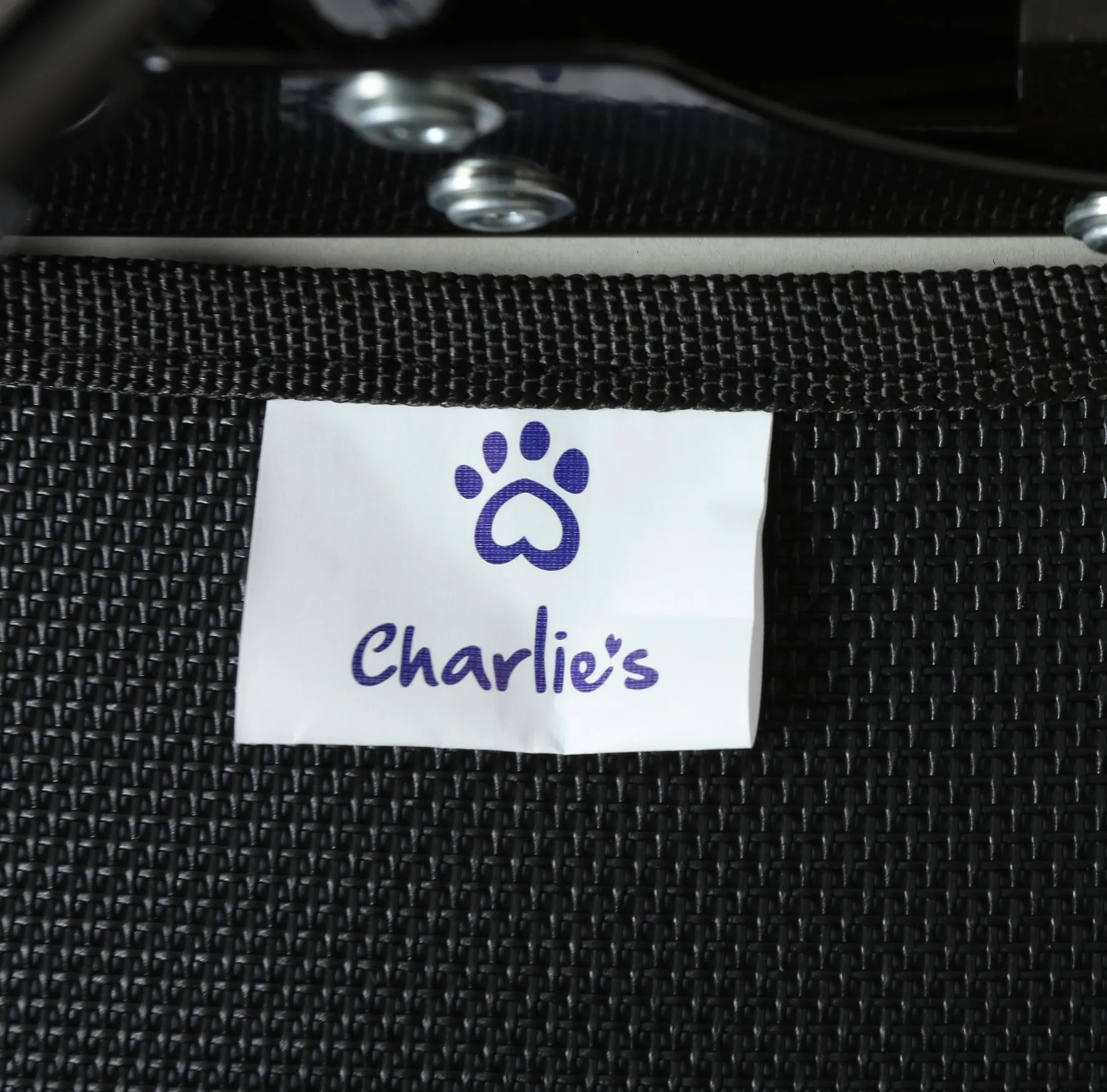 Charlie's Adventure Foldable Travel Trampoline Dog Bed 120x80x22cm X-Large Grey