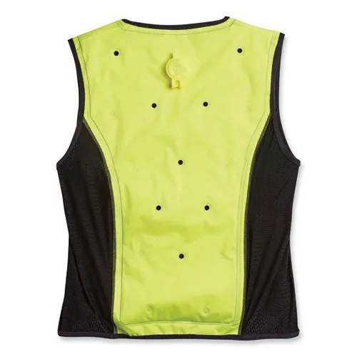 Chill-its 6685 Premium Dry Evaporative Cooling Vest With Zipper, Nylon, 3x-large, Lime, Ships In 1-3 Business Days