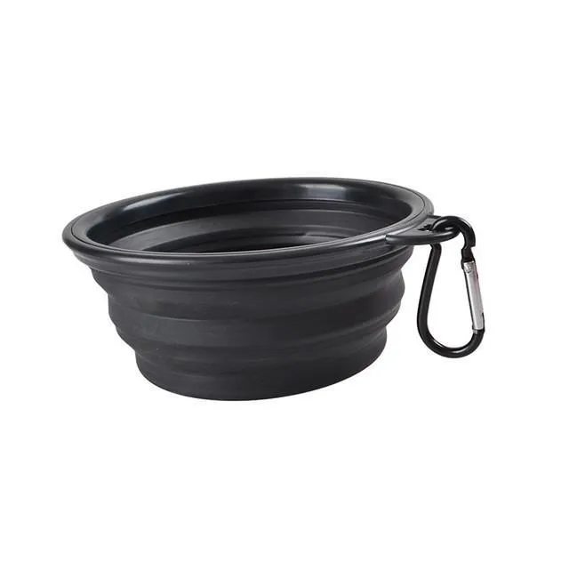 Dog Travel Silicone Bowl