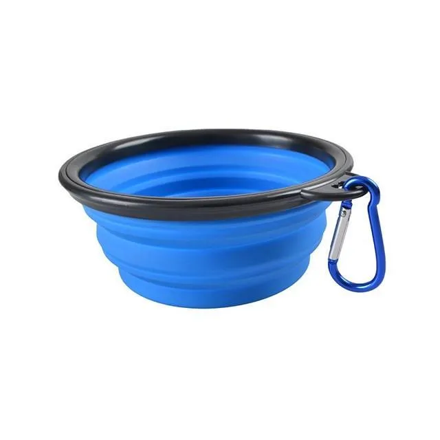 Dog Travel Silicone Bowl