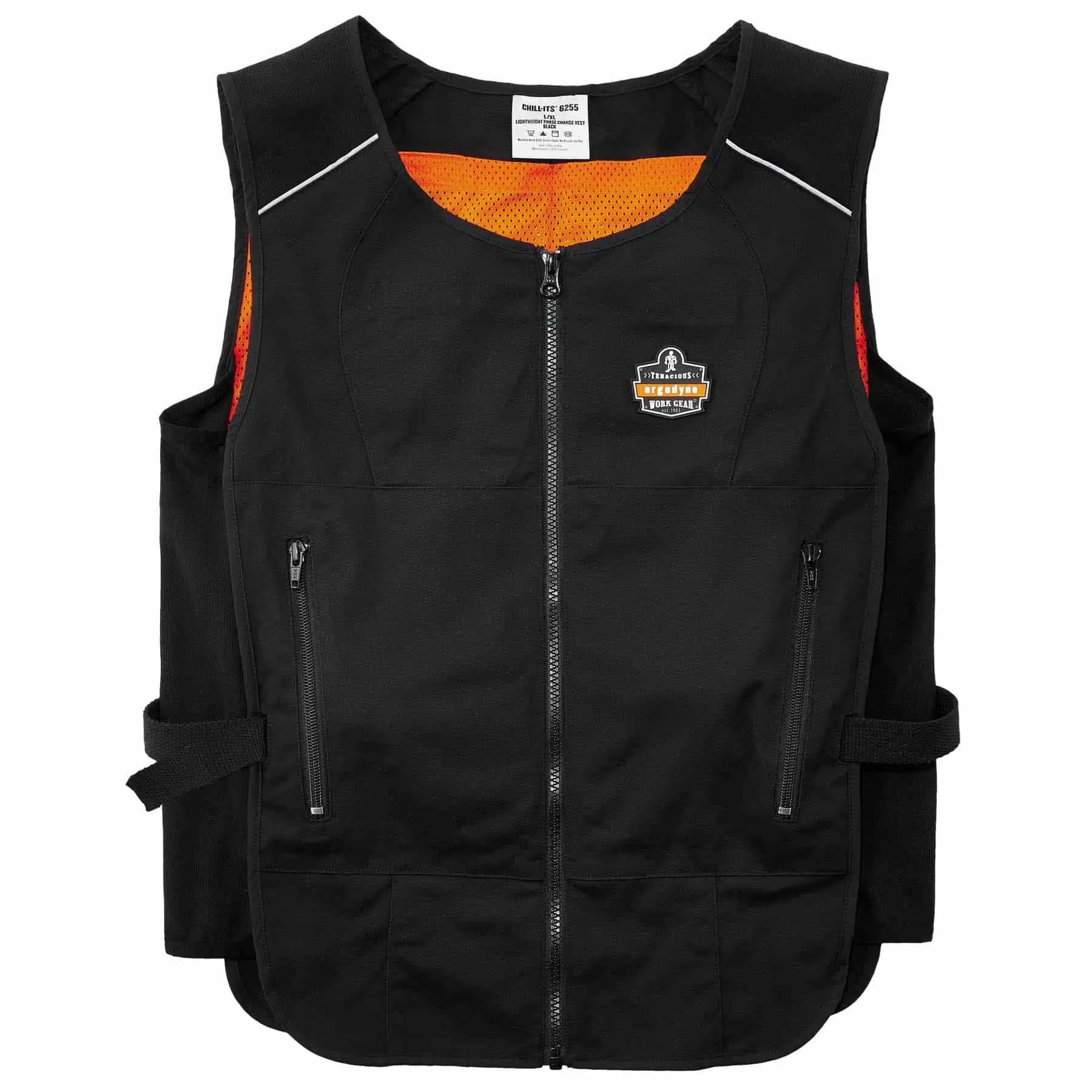 Ergodyne 12135 6260 L/XL Black Lightweight Phase Change Cooling Vest   Packs