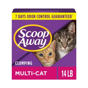 Extra Strength Multi-Cat Scented Litter, Clumping Cat Litter,14 lb Free Shipping