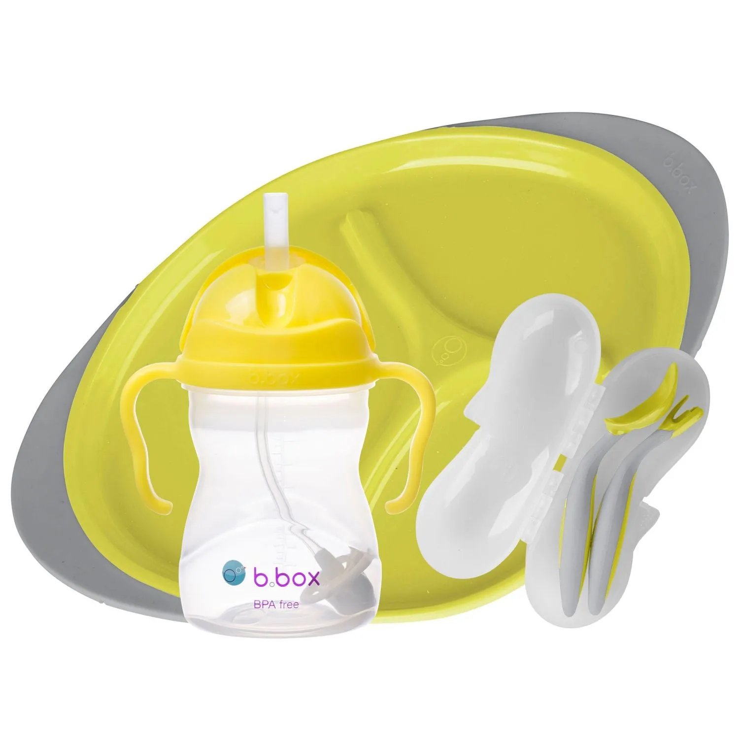 Feeding Set Lemon Sherbet Yellow