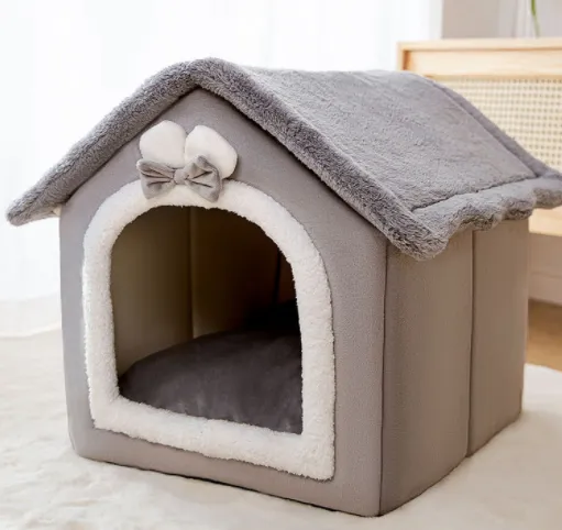Foldable Decorative Pet House Bed