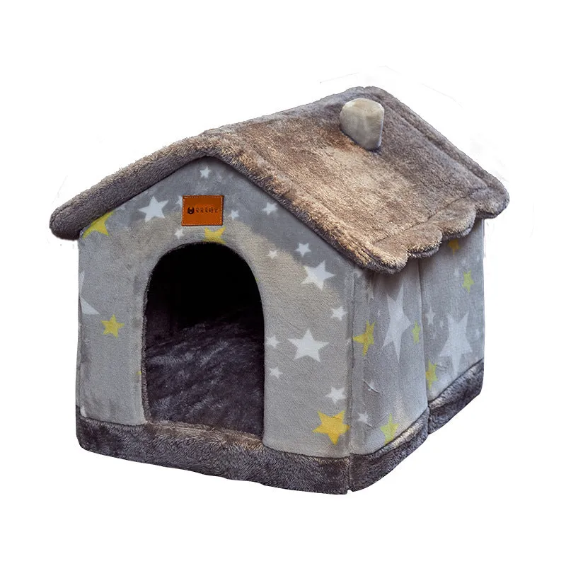 Foldable Decorative Pet House Bed