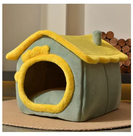 Foldable Decorative Pet House Bed