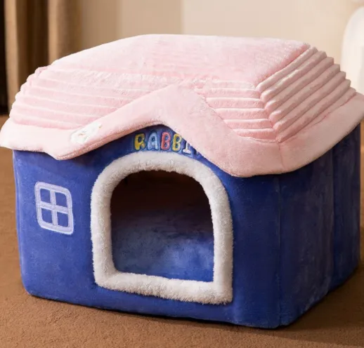 Foldable Decorative Pet House Bed