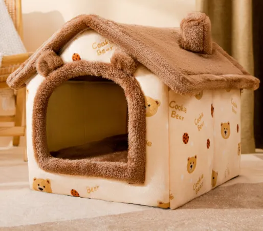 Foldable Decorative Pet House Bed