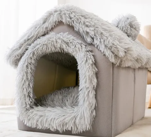 Foldable Decorative Pet House Bed
