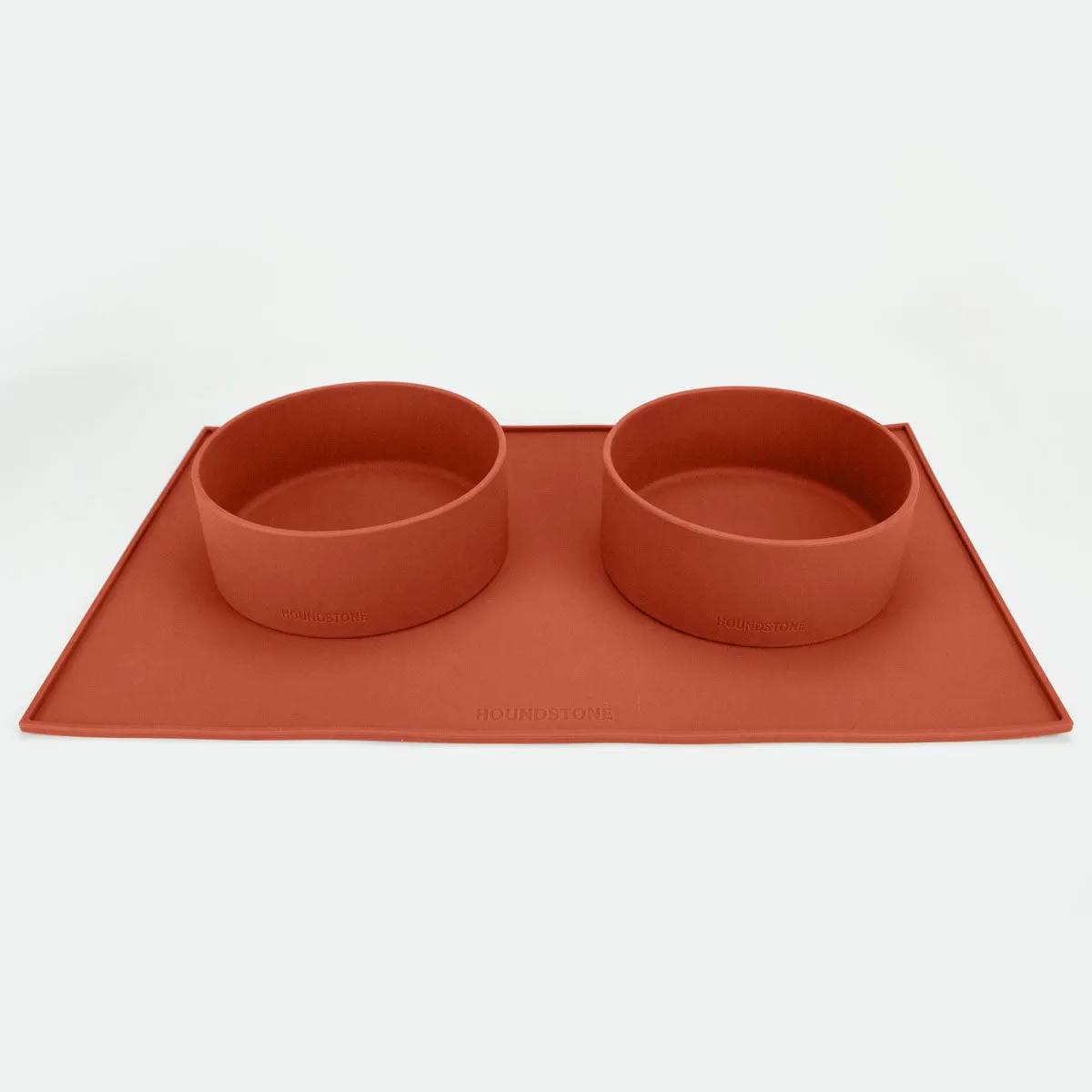 Food Grade Silicone Dog Bowl - Terracotta, 4.5 Cups Volume, Dishwasher Safe, Non-Slip