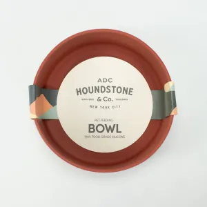 Food Grade Silicone Dog Bowl - Terracotta, 4.5 Cups Volume, Dishwasher Safe, Non-Slip