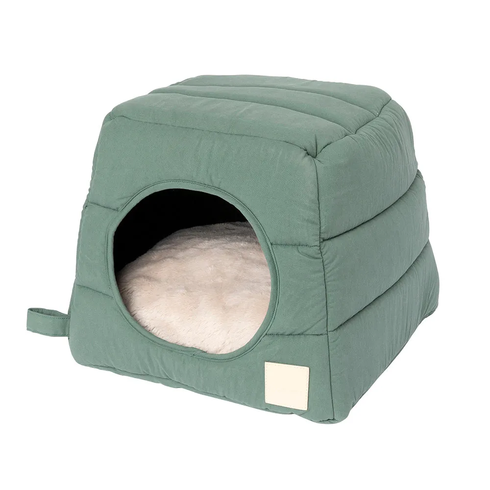 Fuzzyard Cat Cubby Life Myrtle Green