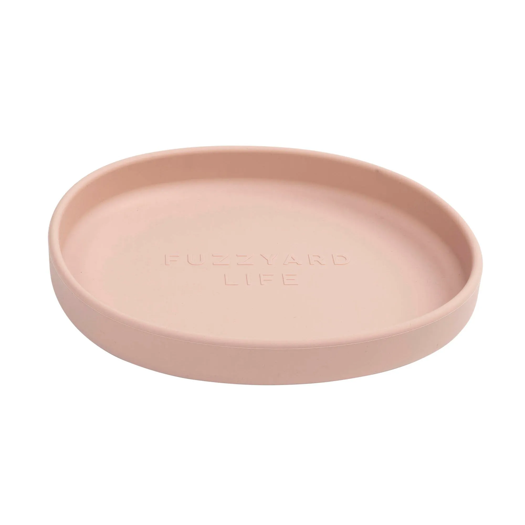 FuzzYard Life Silicone Cat Dish Soft Blush^^^