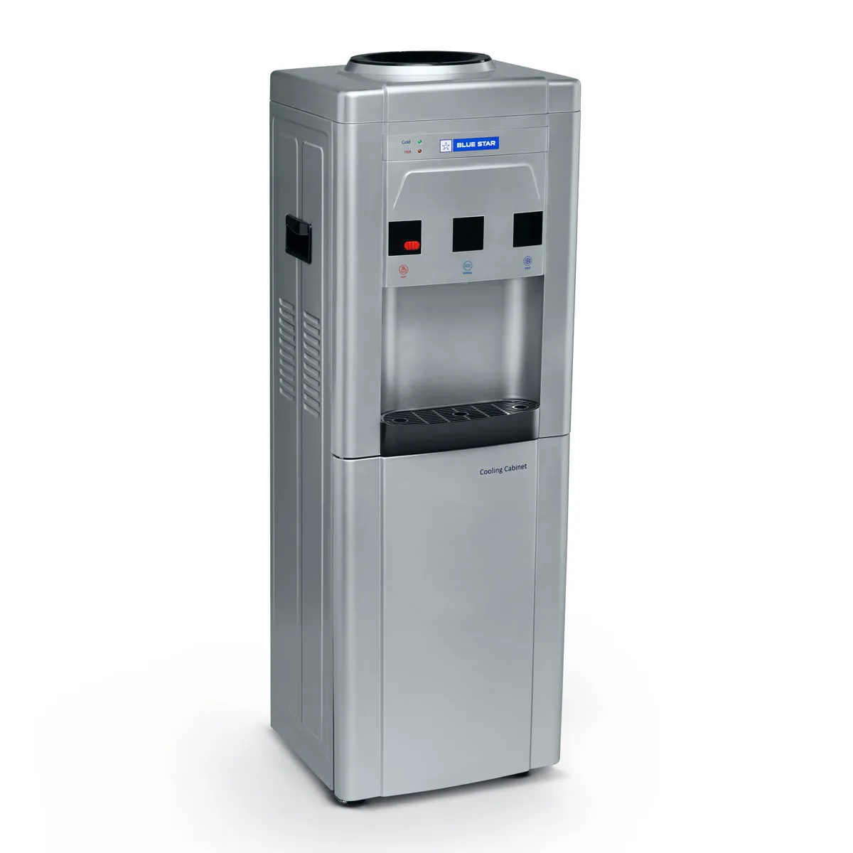 GA Series With Refrigerator-Grey | Floor Standing  |  Bottled Water Dispenser