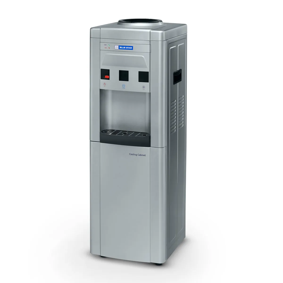 GA Series With Refrigerator-Grey | Floor Standing  |  Bottled Water Dispenser