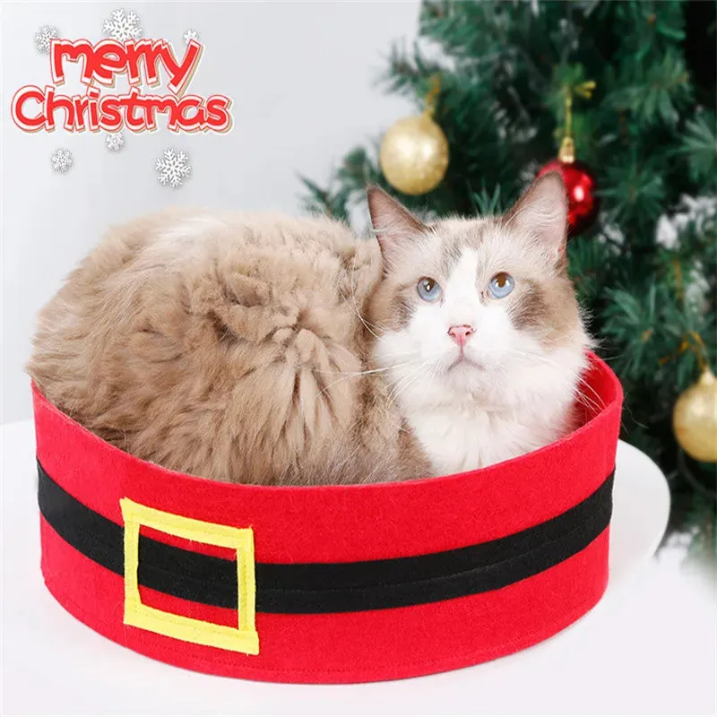 Hallowmas Cat Bed - Small Dog Mat - Festival Christmas Folded Resistance - Catch A Bite Beds For Pets