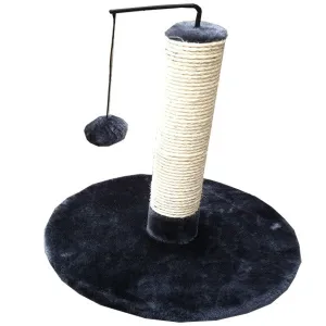 Haobay Dark Grey Basic Velvet Cat Scratching Pole