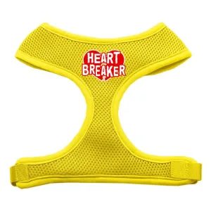 Heart Breaker Soft Mesh Harnesses Yellow Medium