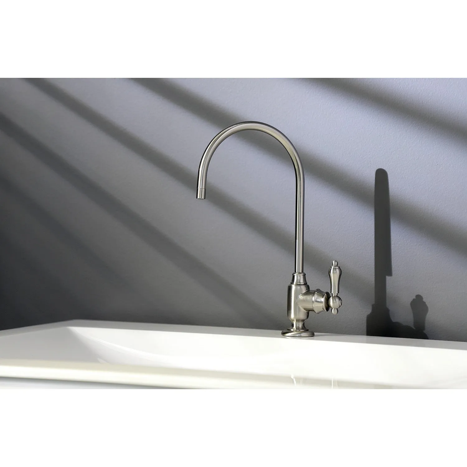 Heirloom KS5198BAL Single-Handle 1-Hole Deck Mount Water Filtration Faucet, Brushed Nickel