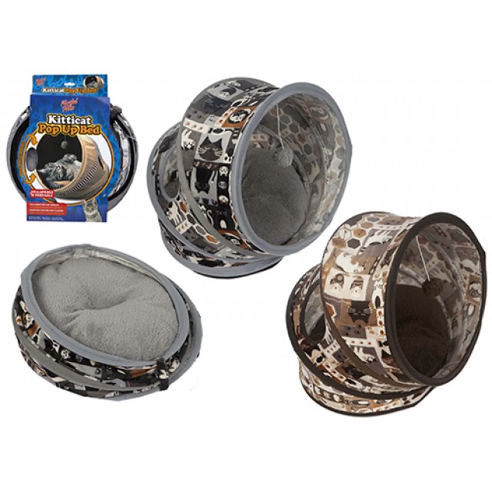 Kitticat Pop Up Car Bed Assorted