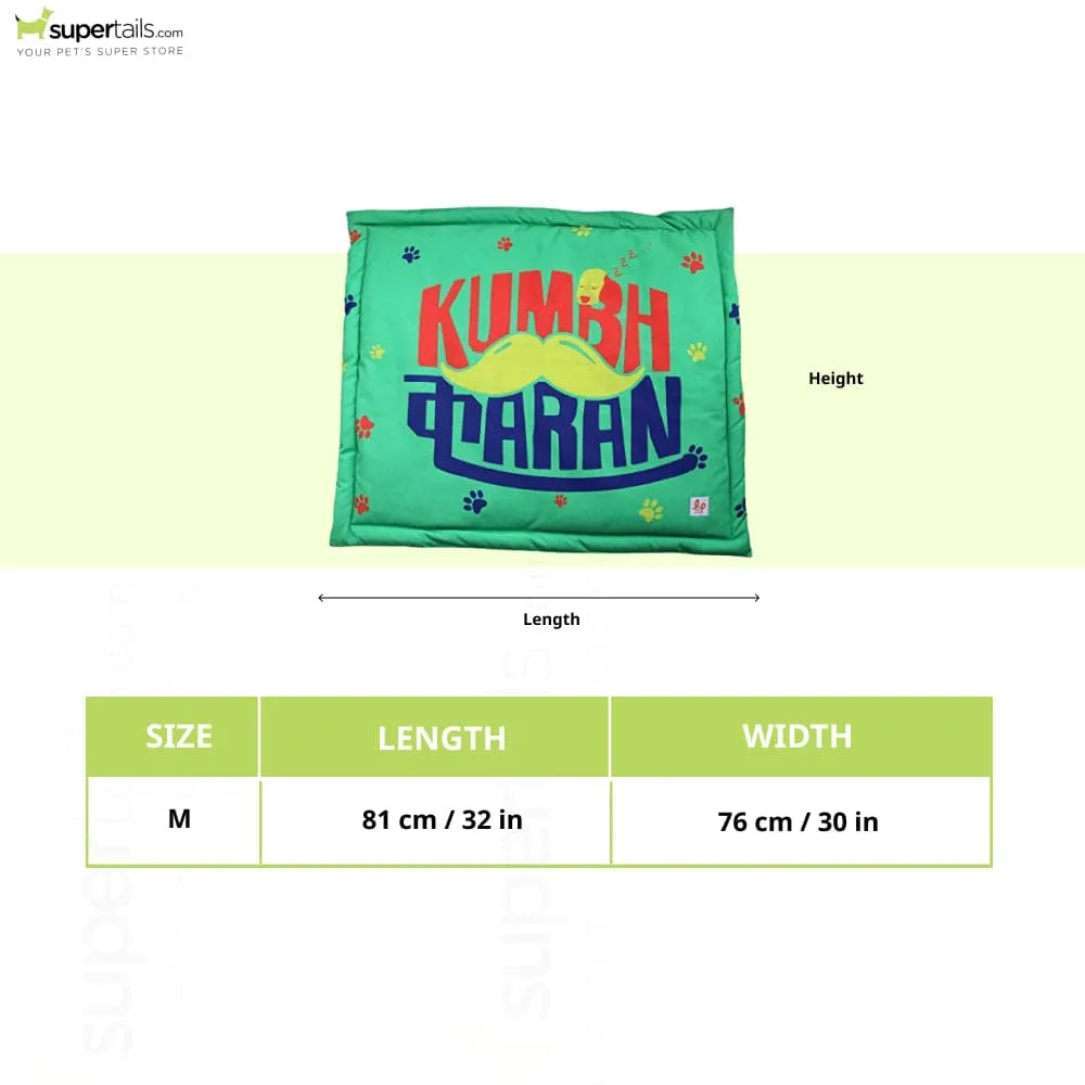 Lana Paws KumbhKaran Lounge & Travel Mat for Dogs (Green)