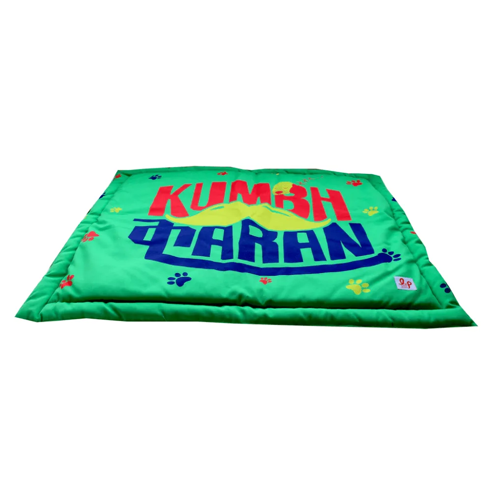 Lana Paws KumbhKaran Lounge & Travel Mat for Dogs (Green)