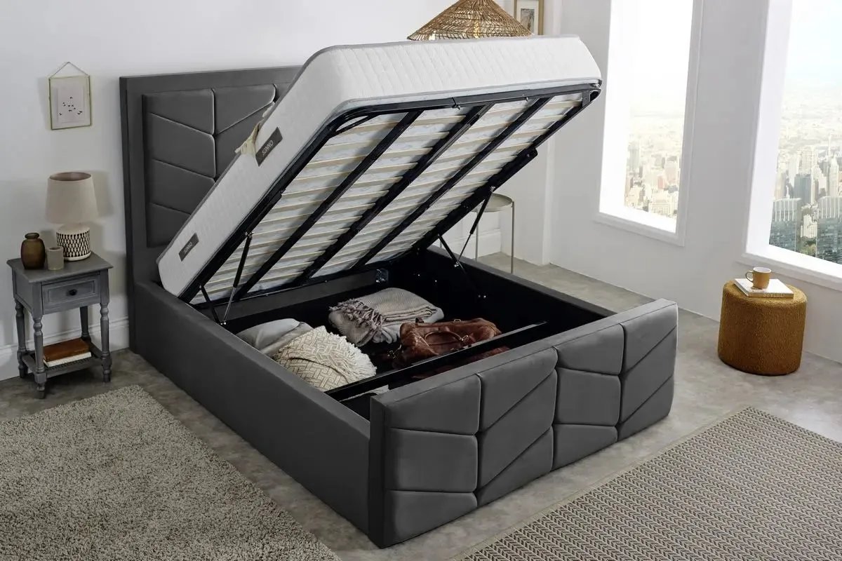 Lancaster Upholstered Ottoman Bed