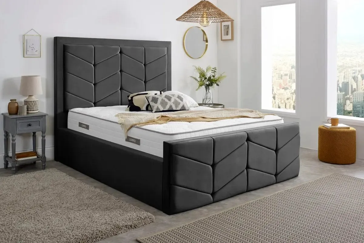 Lancaster Upholstered Ottoman Bed