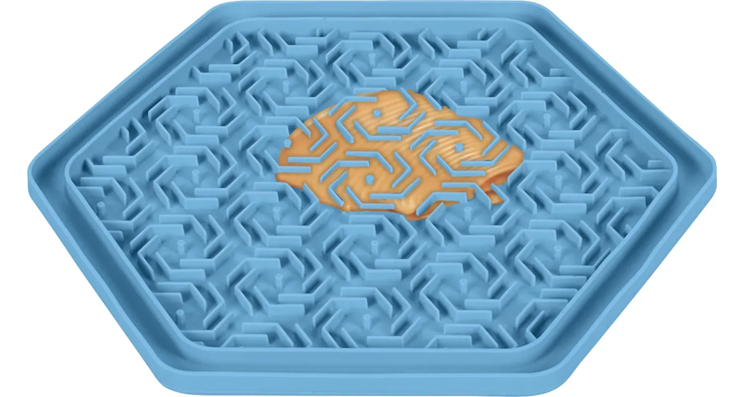 LICK PAD JELLY HEXAGON MULTIPLE COLOURS
