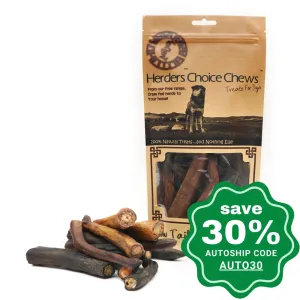 Mongolian Chews - Treat for Dogs - Herders Choice Chews - Dried Cow Tail Cut Small - 300G