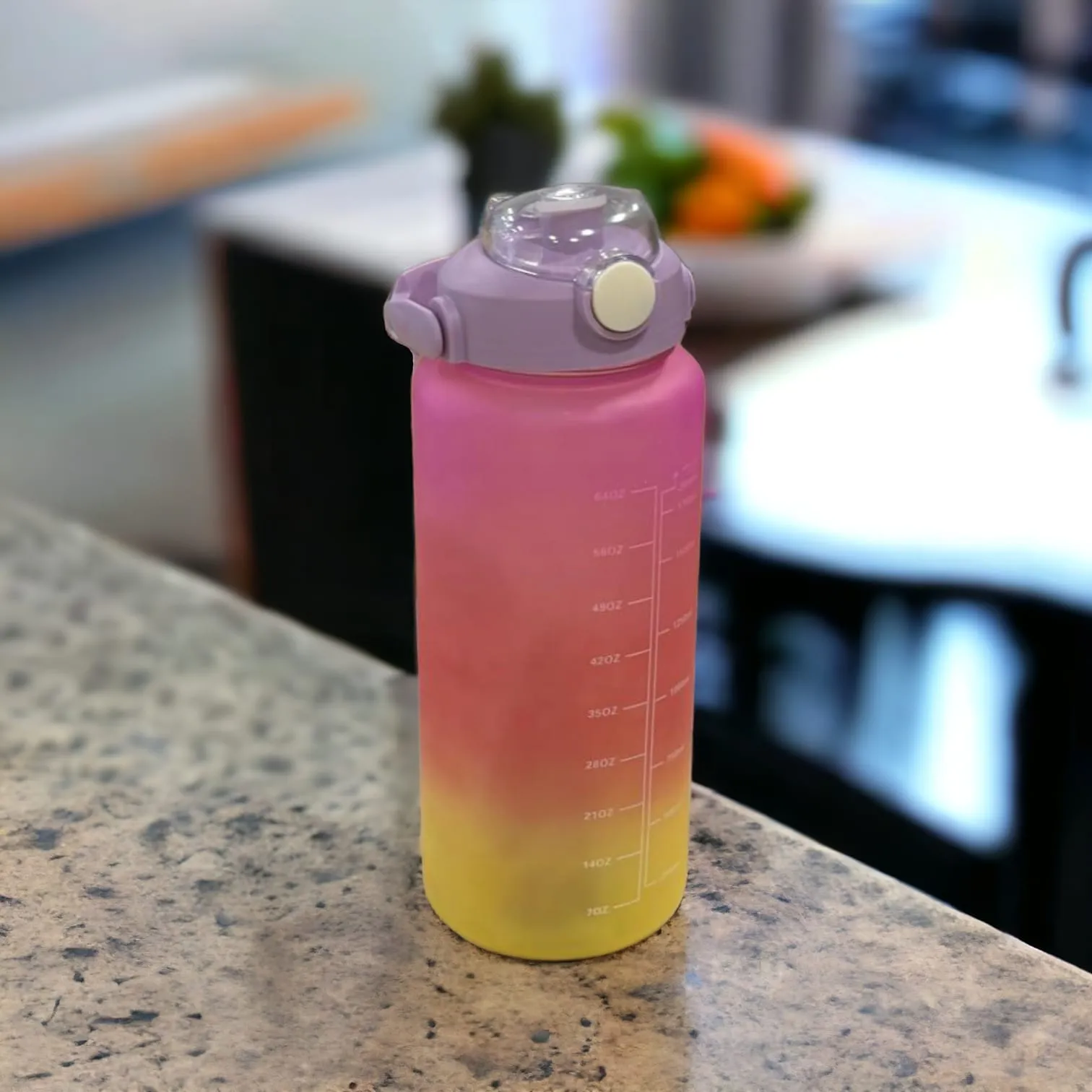 Motivational Water Bottle With Handle