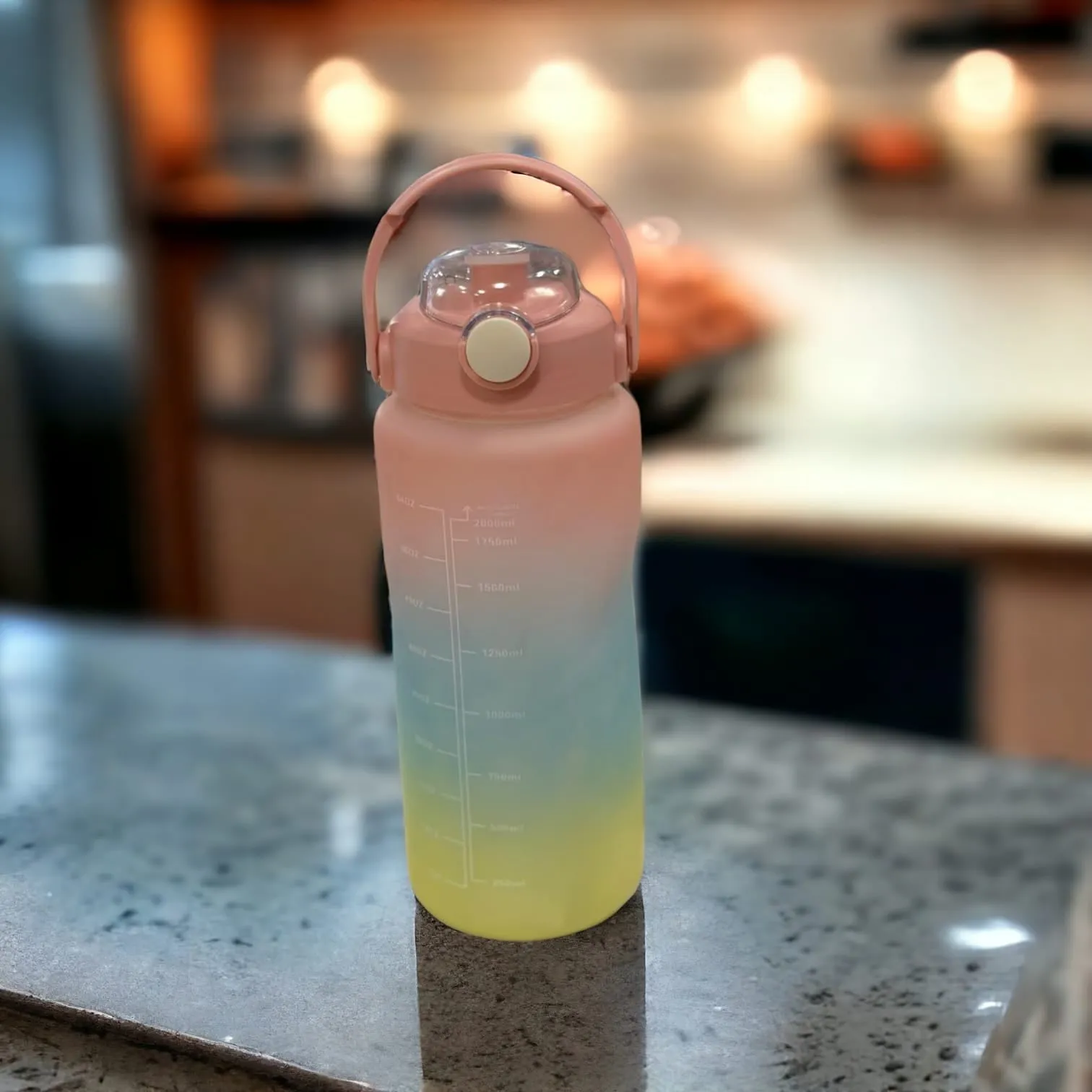 Motivational Water Bottle With Handle