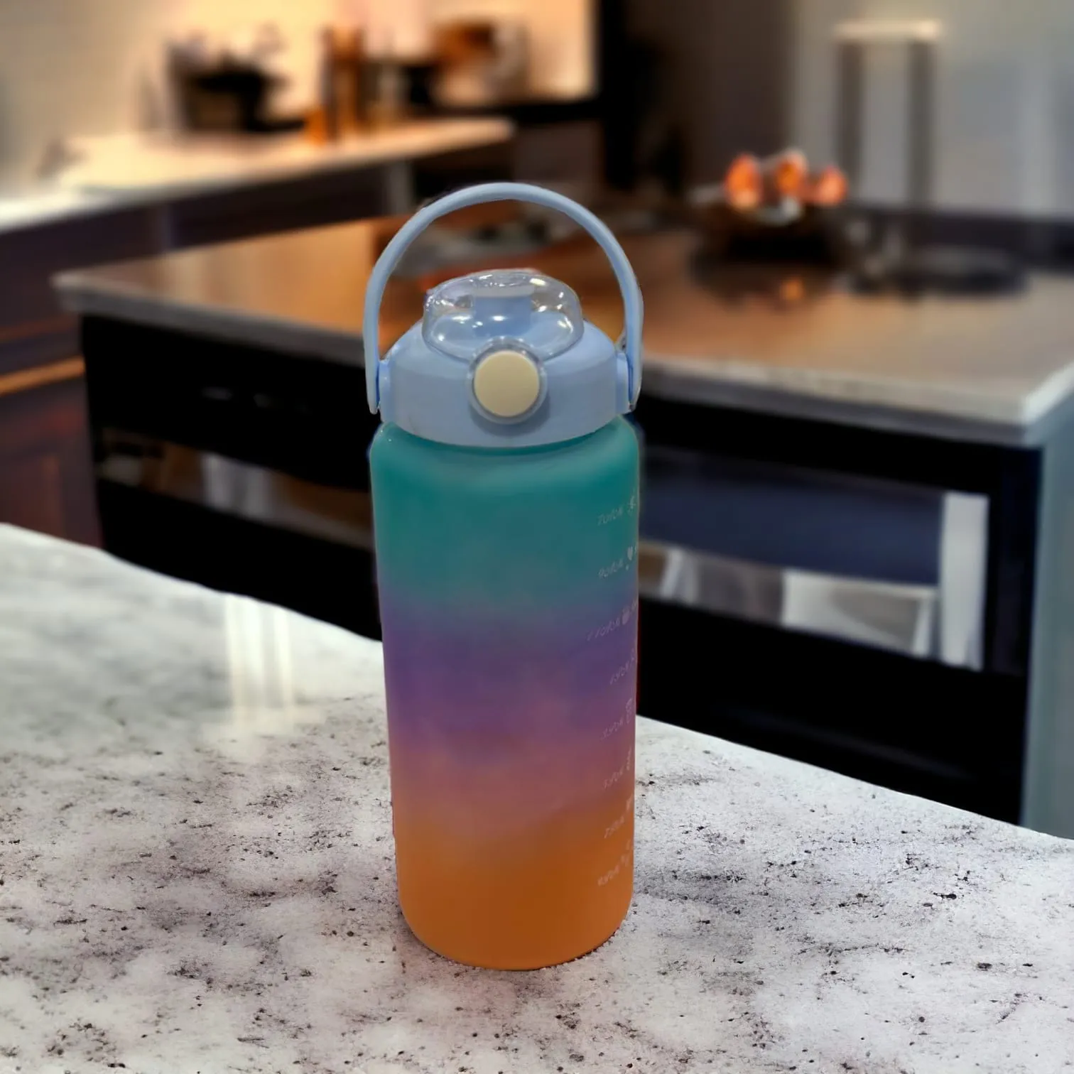 Motivational Water Bottle With Handle