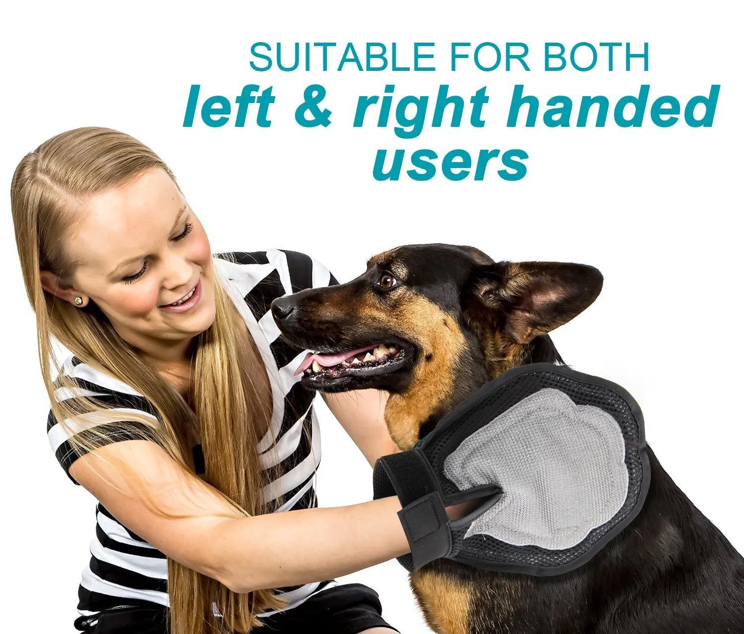 Pet Grooming Dual-Sided Glove Universal Fit