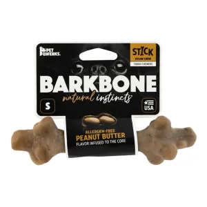 Pet Qwerks Nylon Stick Chew BarkBone Peanut Butter Flavour