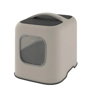 Rotho - BIALA litter box incl. hood   scoop (4005207422) - Cappuccino