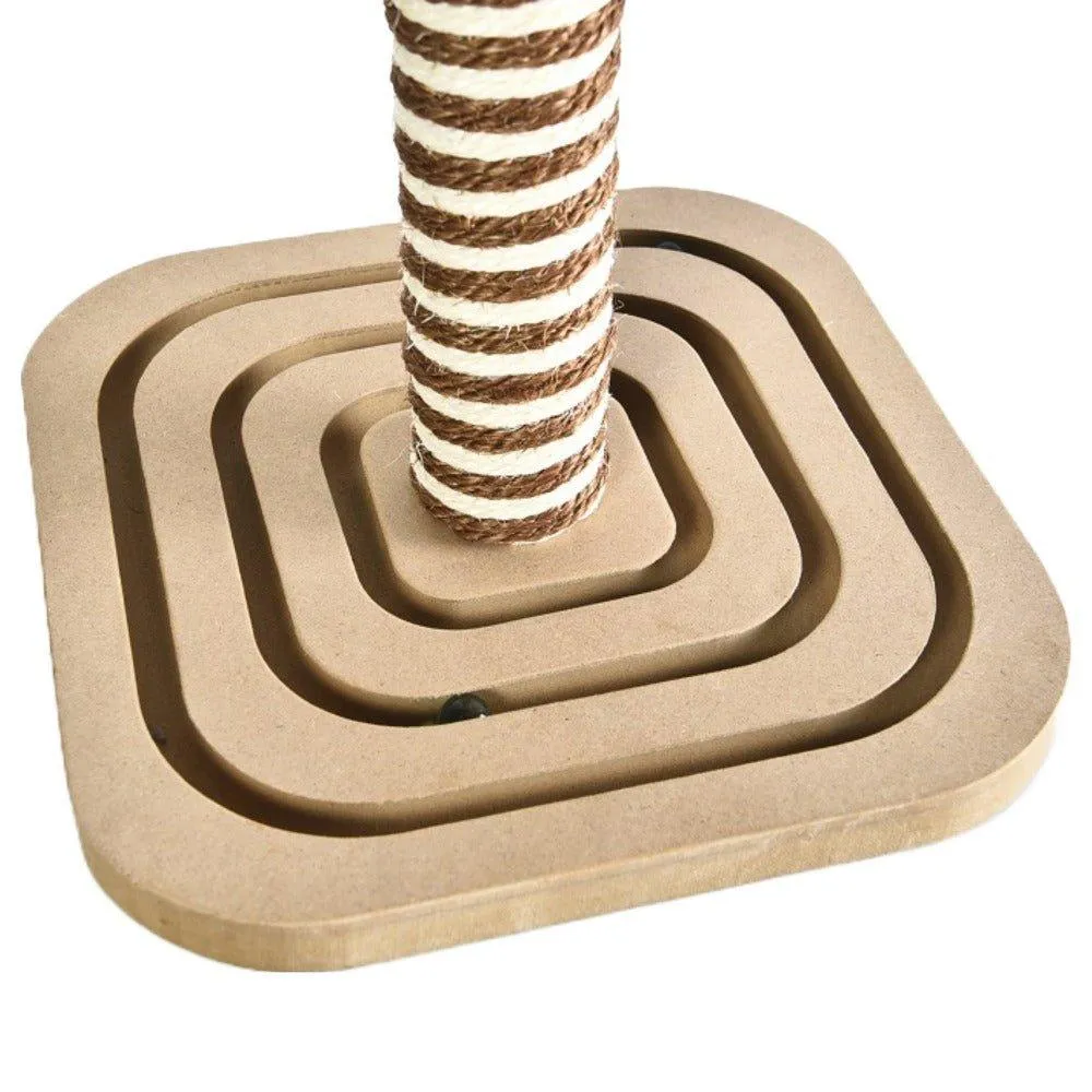 Small Cat Scratching Post With Wooden Base