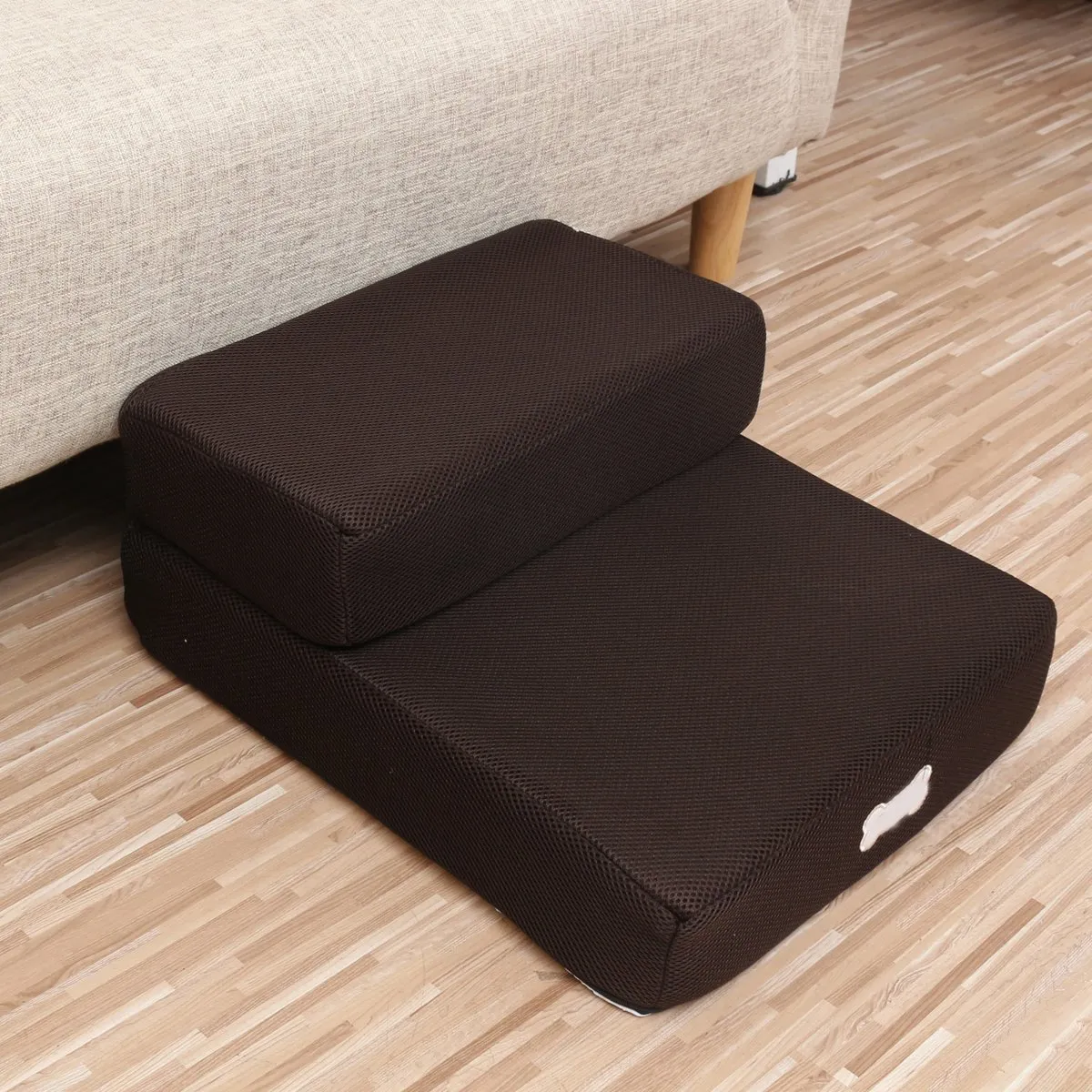 Soft Pet Stairs - 2 Step Design - Anti Slip