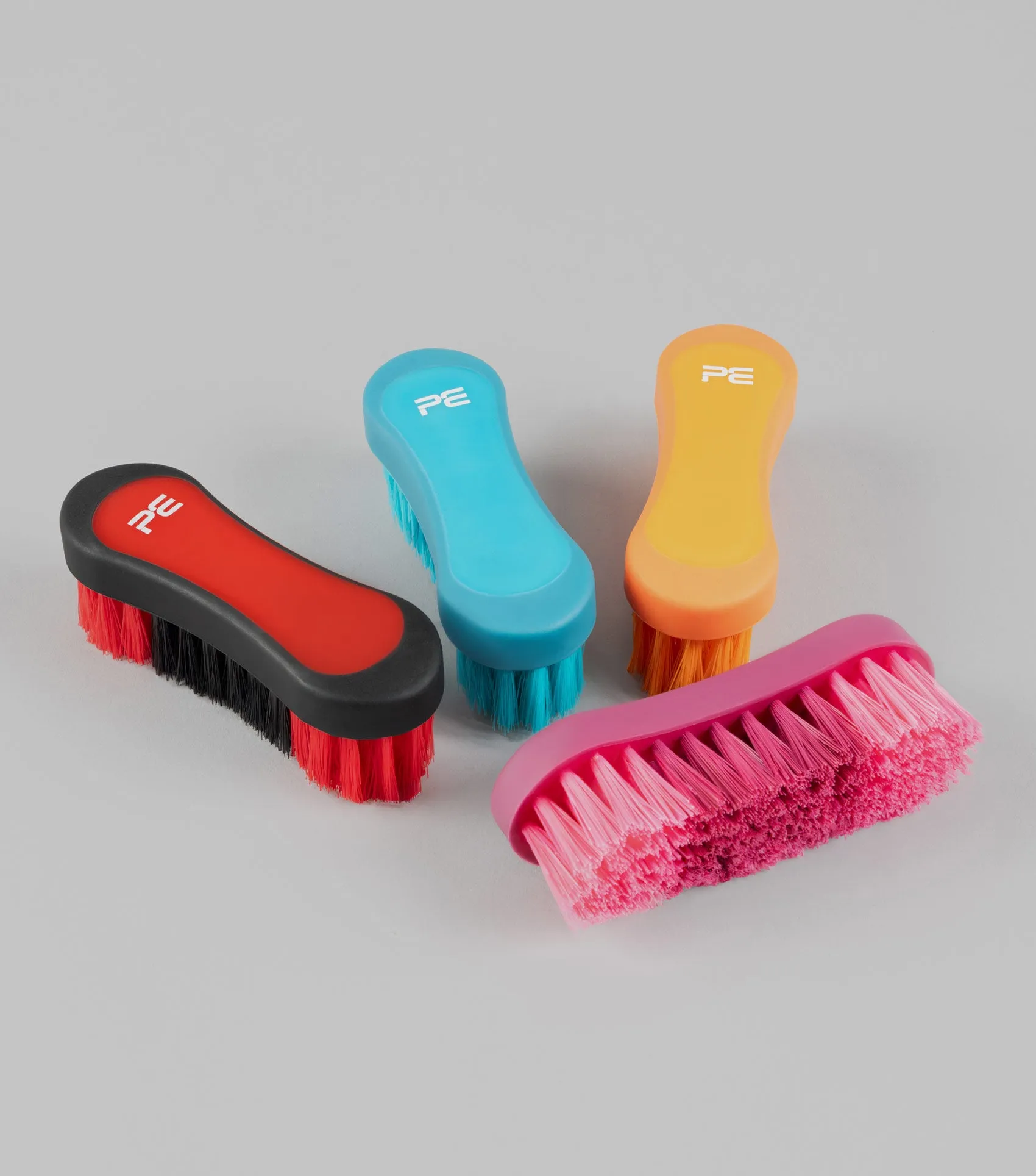 Soft-Touch Hoof Brush Med Blue & Peacock
