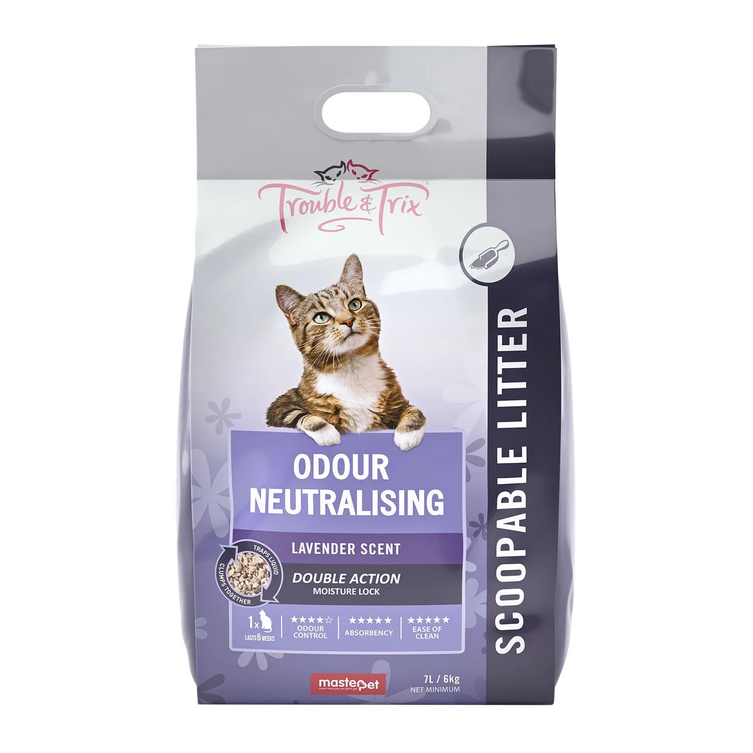 Trouble & Trix Odour Neutralising Lavender Cat Litter